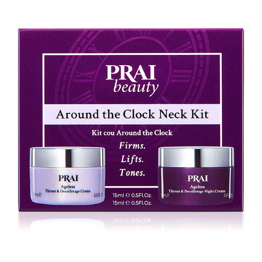 Prai Ageless Around the Clock Neck Kit 15ml & 15ml