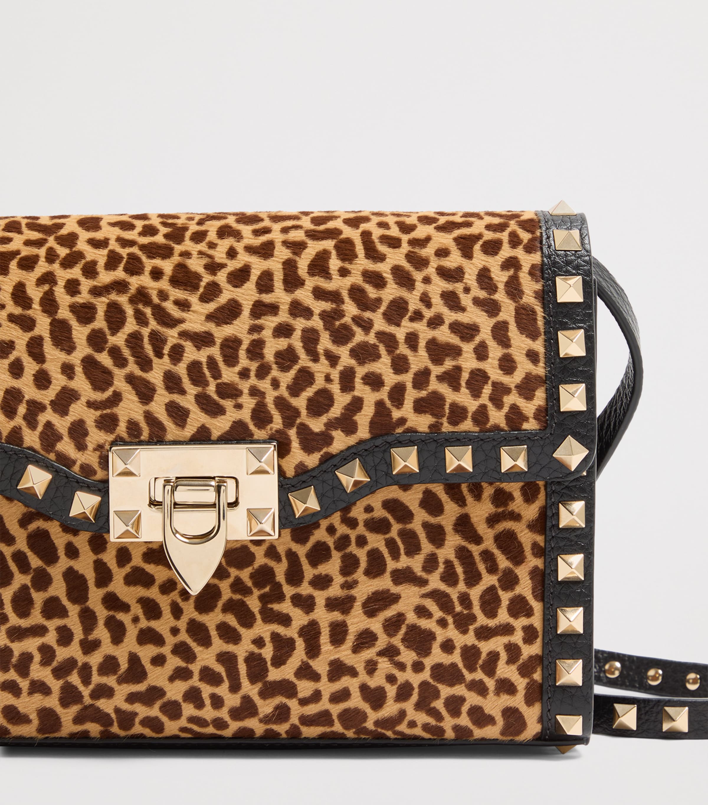 Valentino Garavani small leather rockstud shoulder bag (British brand)