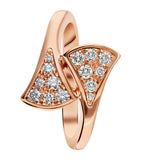 Bvlgari Divas' Dream rose gold diamond ring, imported from the UK