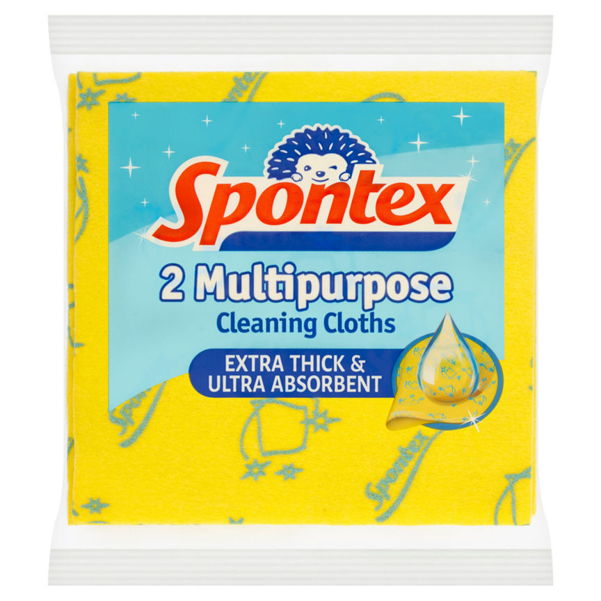 Spontex 2 Multipurpose Cloths