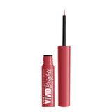 NYX Professional Makeup Vivid Brights Liquid Eyeliner GOODS Boots on red  