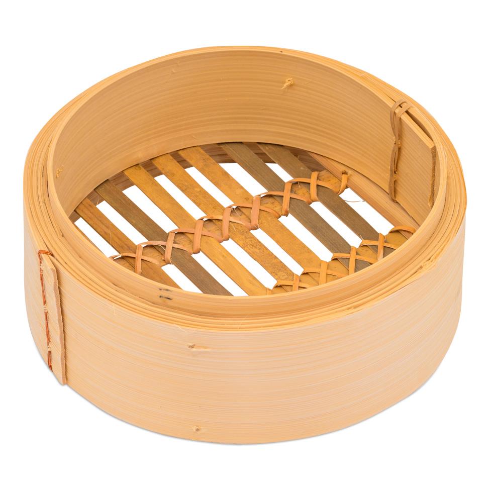 Bamboo steamer without cover 7 inch (British brand)