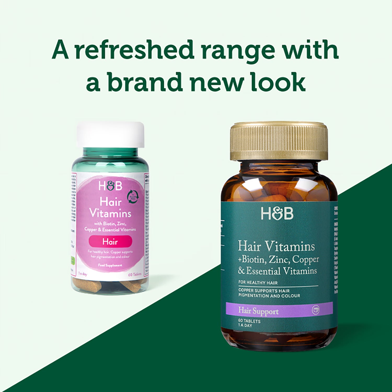 Holland & Barrett hair vitamins 60 tablets, UK version