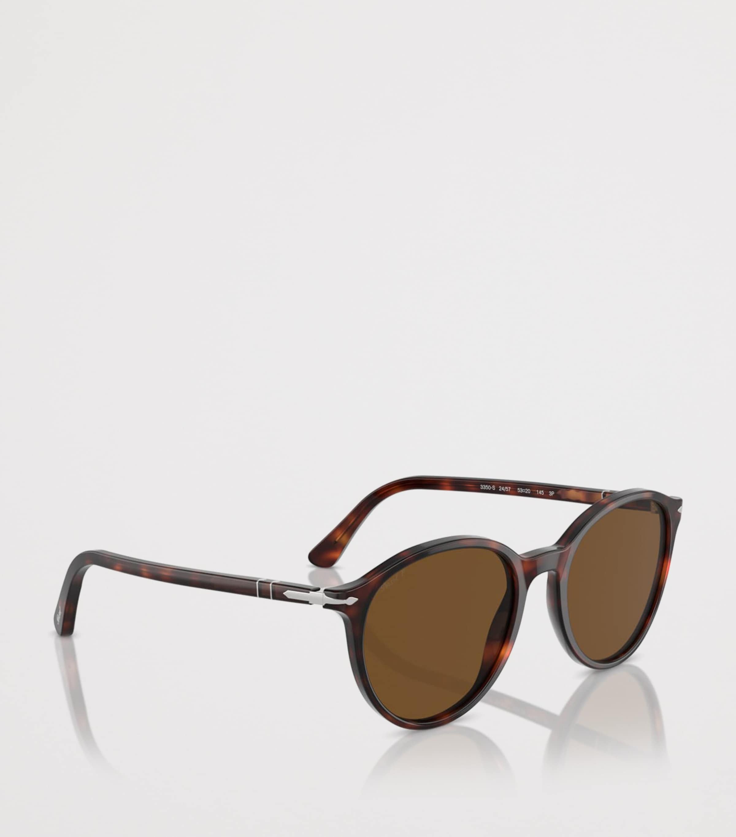Persol Runde Phantos Acetat-Sonnenbrille, UK-Version