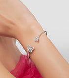 Graff white gold diamond butterfly bangle (British brand)