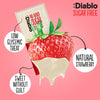 Diablo no added sugar white chocolate strawberry bar 75g pack (British brand)