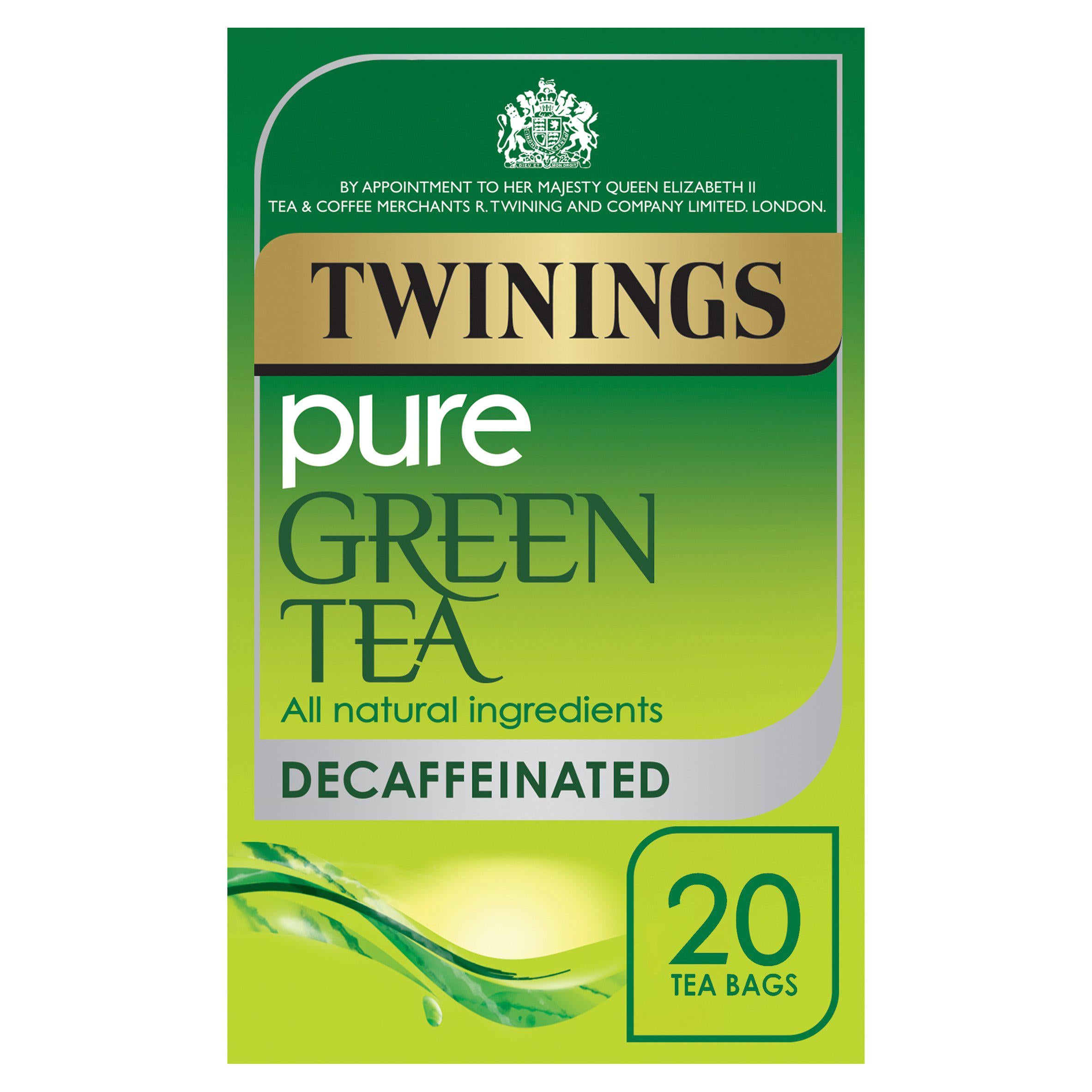 Twinings Decaffeinated Green Tea, 20 Tea Bags All tea Sainsburys   