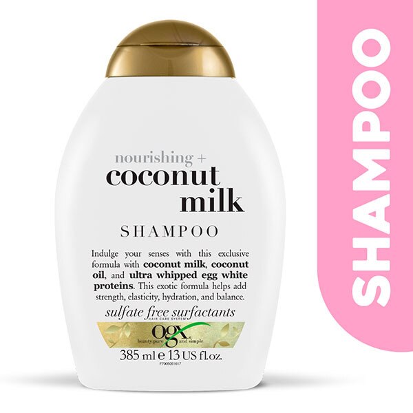 OGX Nourishing+ Coconut Milk pH Balanced Shampoo 385ml