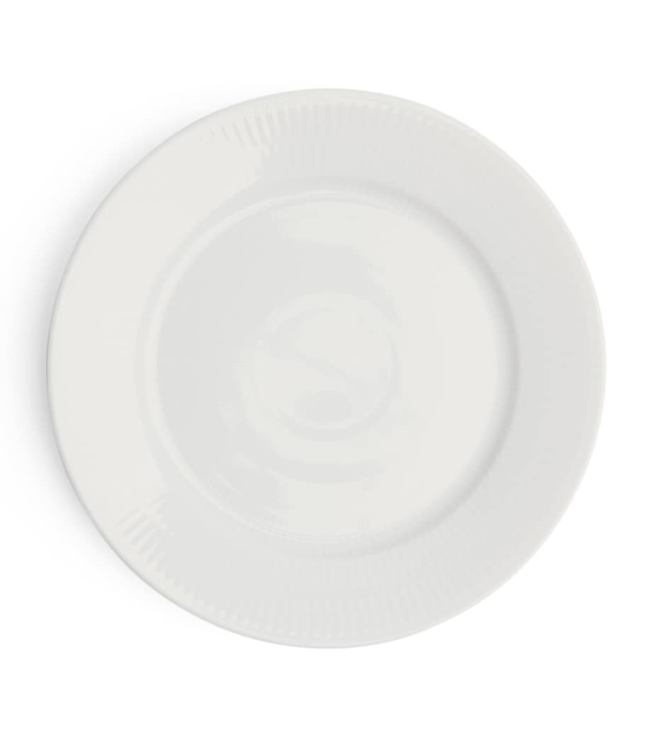 Royal Copenhagen White Fluted plate 22cm, imported from the UK