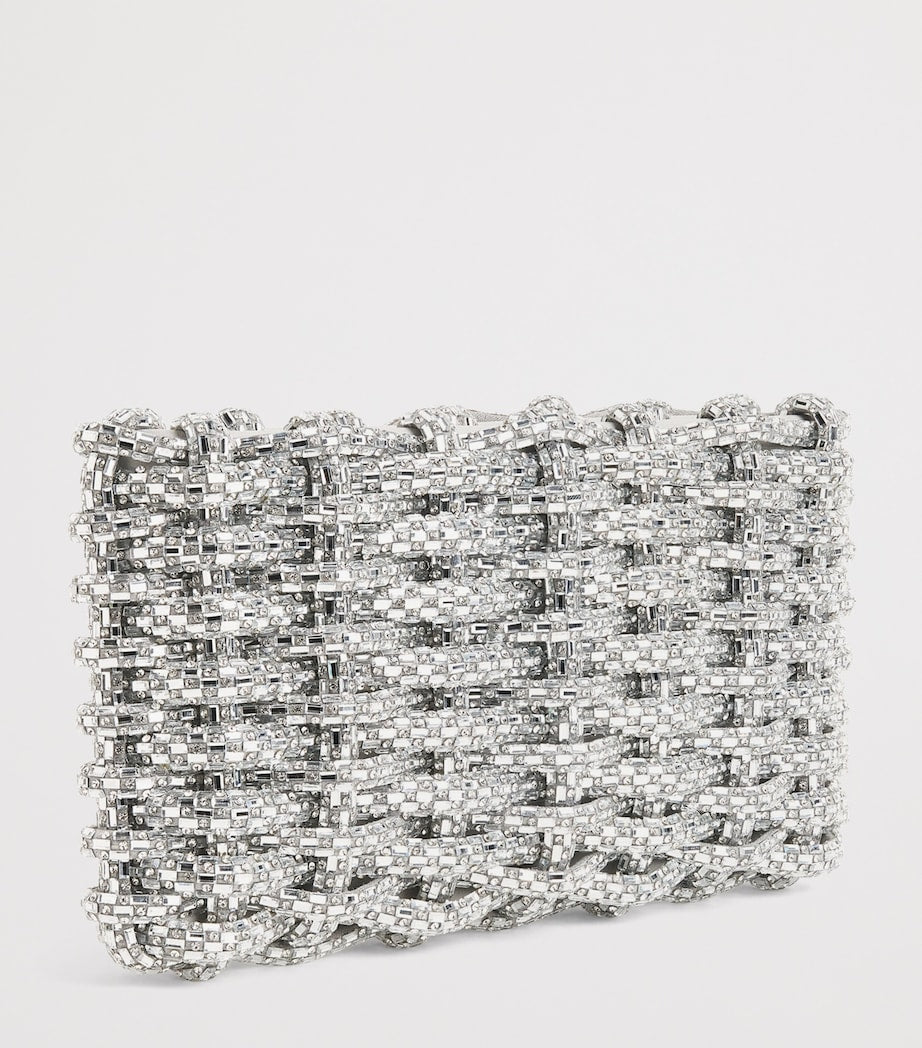 Pochette perlée tissée Simkhai, version Royaume-Uni