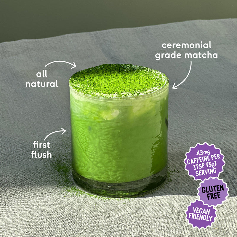 PerfectTed Blueberry Matcha Tea Powder 75g, UK version