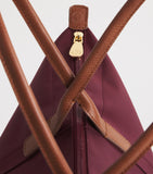 Harrods medium nylon tote bag with leather trim - British product
