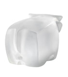 Lalique crystal ox ornament by Han Meilin 10cm, UK version