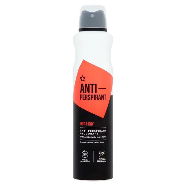 Superdrug Men's Anti-Perspirant Deodorant Spray 250ml (British brand)