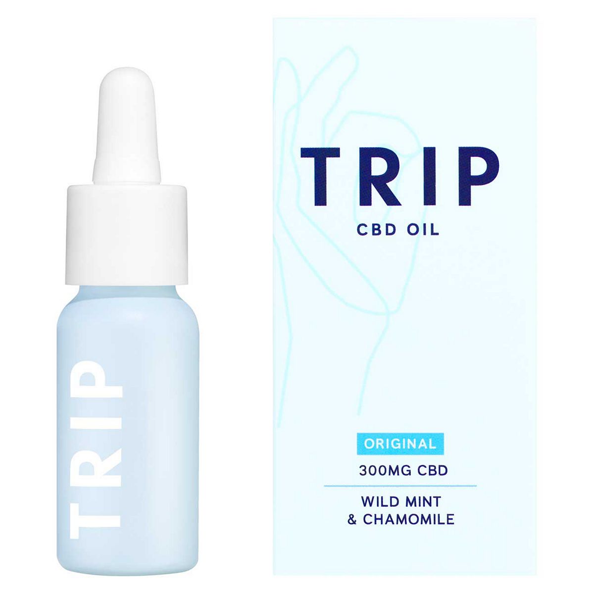 TRIP CBD Oil 300mg Wild Mint & Chamomile 15ml Vitamins, Minerals & Supplements Boots   