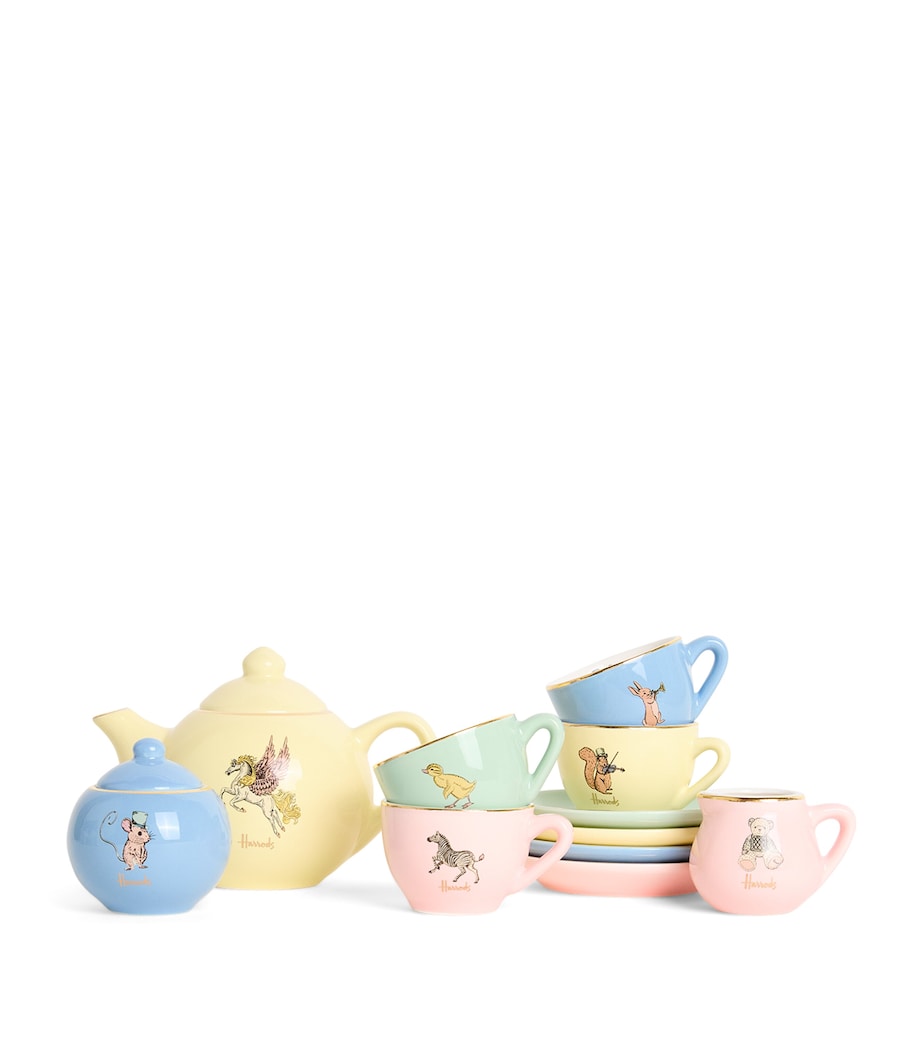 Harrods porcelain tea set for four (British brand)