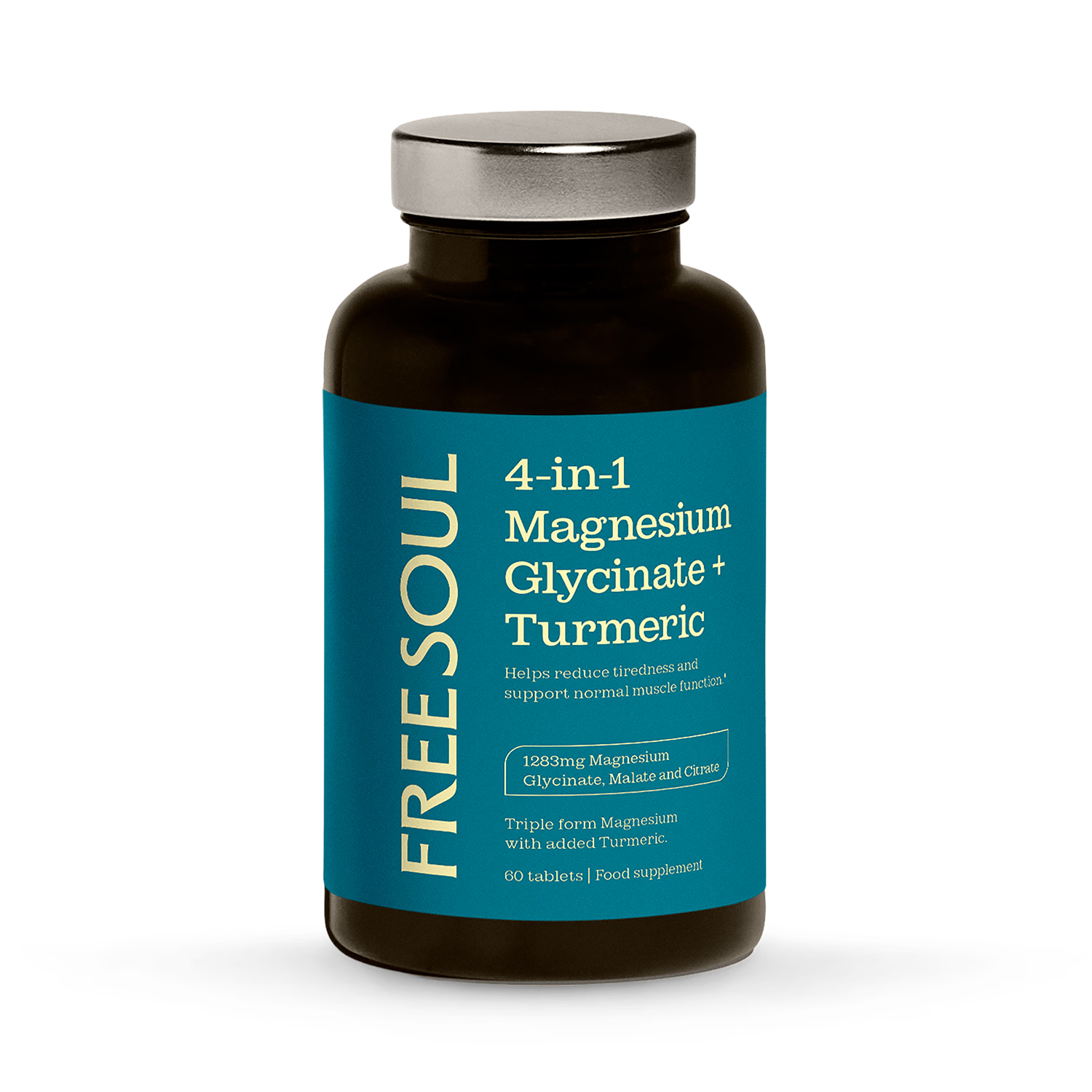 Free Soul Magnesium Turmeric tablets 90 count - British product