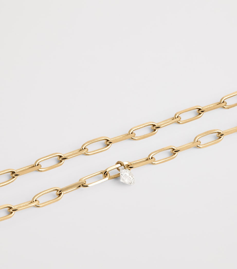 Persée Danaé yellow gold diamond bracelet (British brand)