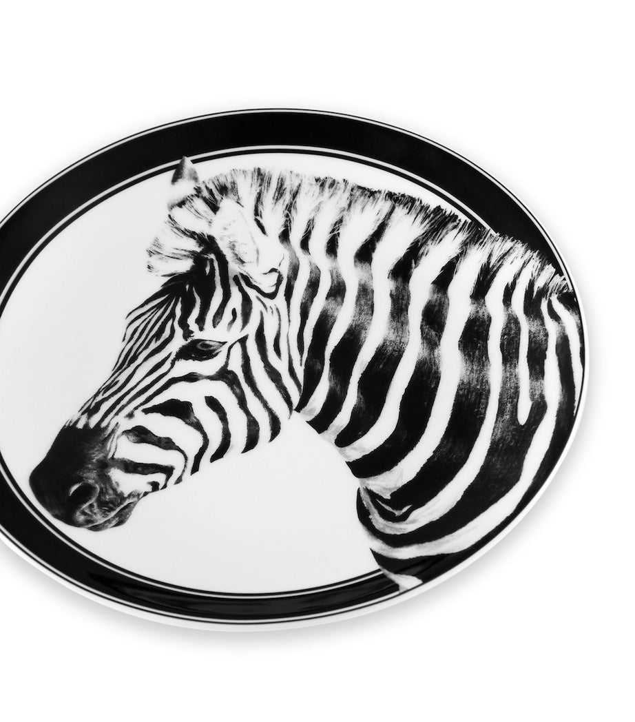Dolce&Gabbana zebra print dessert plates set of two 19cm - British product