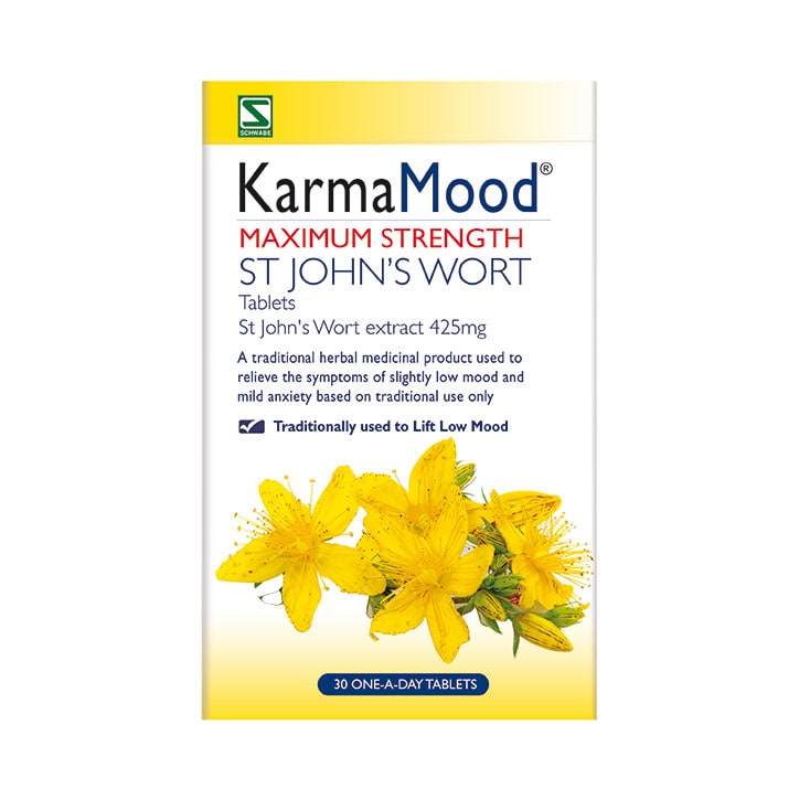 Schwabe Pharma KarmaMood St John's Wort 425mg 30 Tablets GOODS Holland&Barrett Default Title 30 Tablets