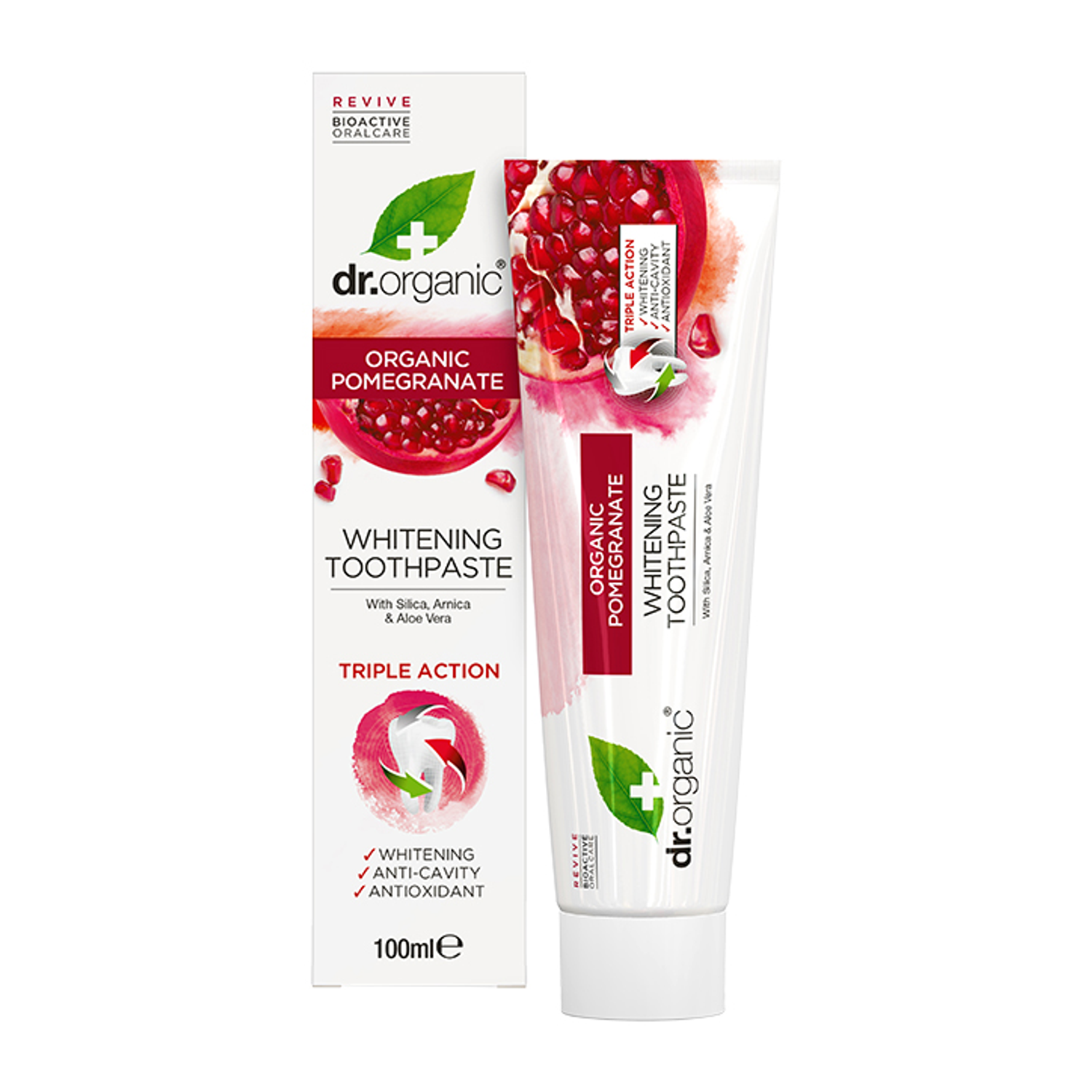 Dr Organic Coconut Oil Toothpaste Mint 100ml