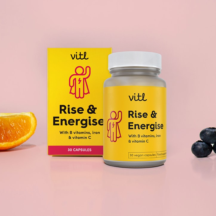 Vitl Rise & Energise 30 Capsules GOODS Holland&Barrett   