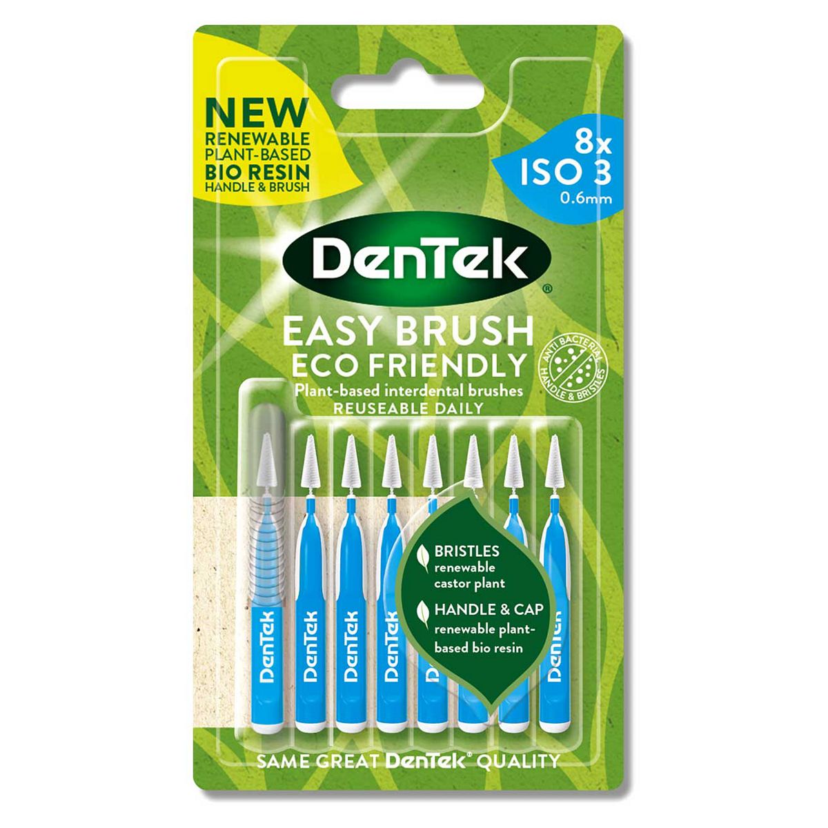 DenTek ECO Easy Brush Interdental Brush ISO3 8s GOODS Boots   