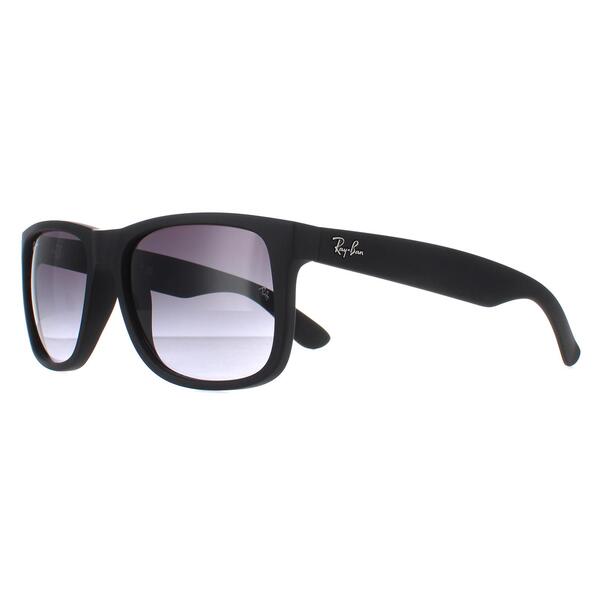 Ray-Ban Justin 4165 black gradient sunglasses, imported from the UK
