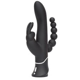 Happy Rabbit triple curve black rabbit vibrator (British brand)