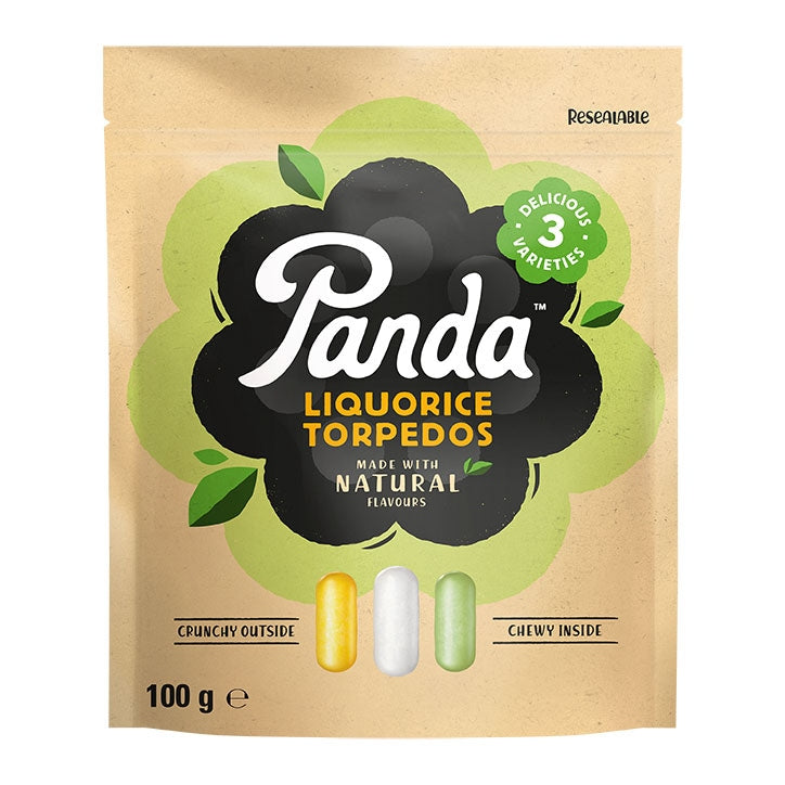 Panda Liquorice Torpedos 100g