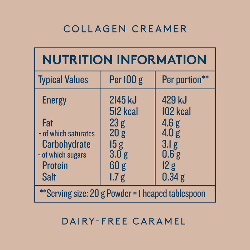 Dose & Co Collagen Creamer Caramel 340g - British product