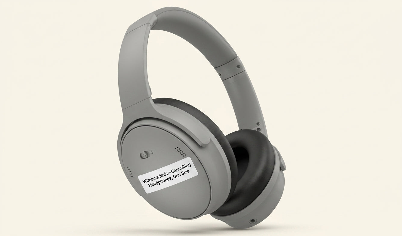 Bose QuietComfort over-ear wireless headphones Black, imported from the UK