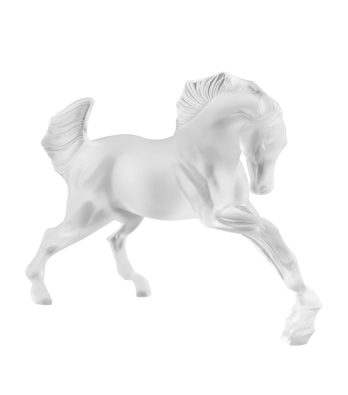 Lalique Horse Sculpture crystal figure, UK version