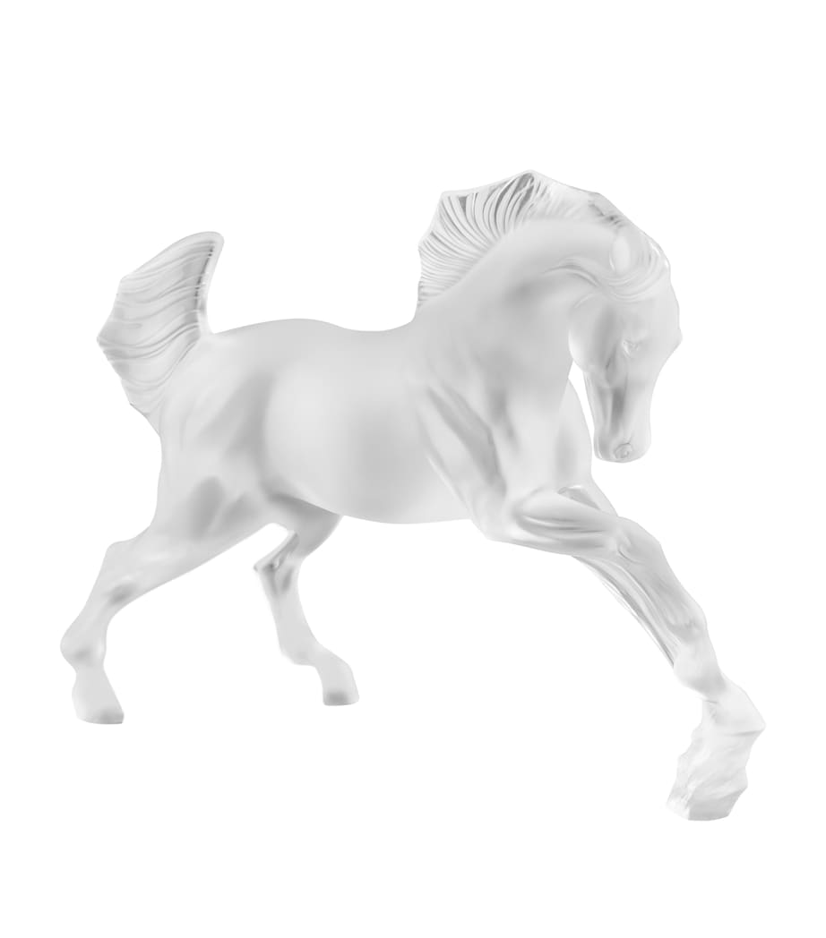 Lalique Horse Sculpture crystal figure, UK version