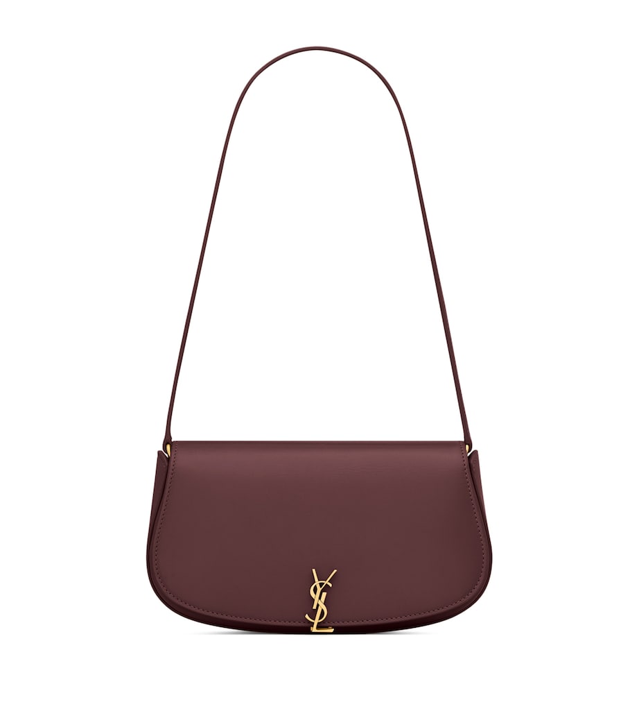 Saint Laurent Mini Flap Shoulder Bag in smooth calfskin leather (British brand)