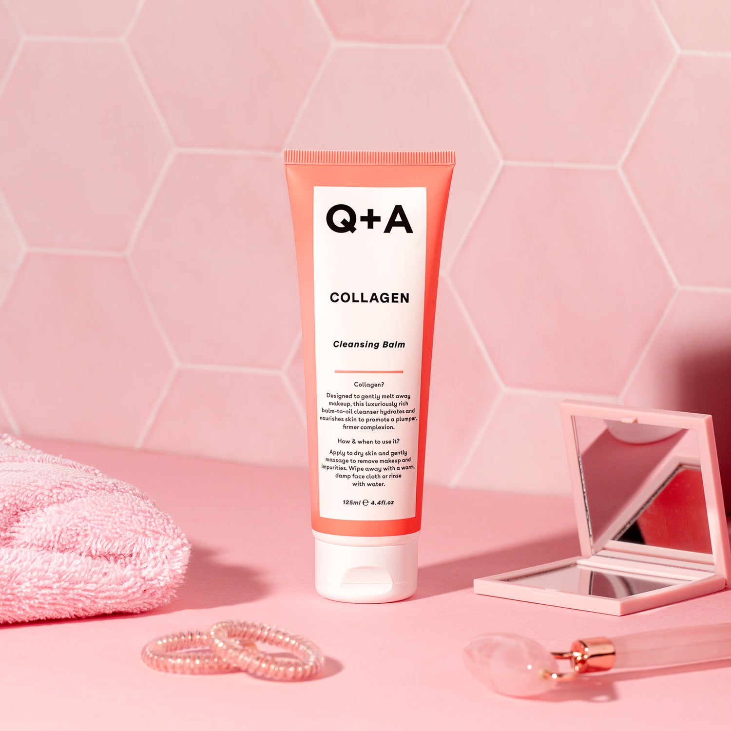 Q+A Collagen Cleansing Balm 125ml, UK version