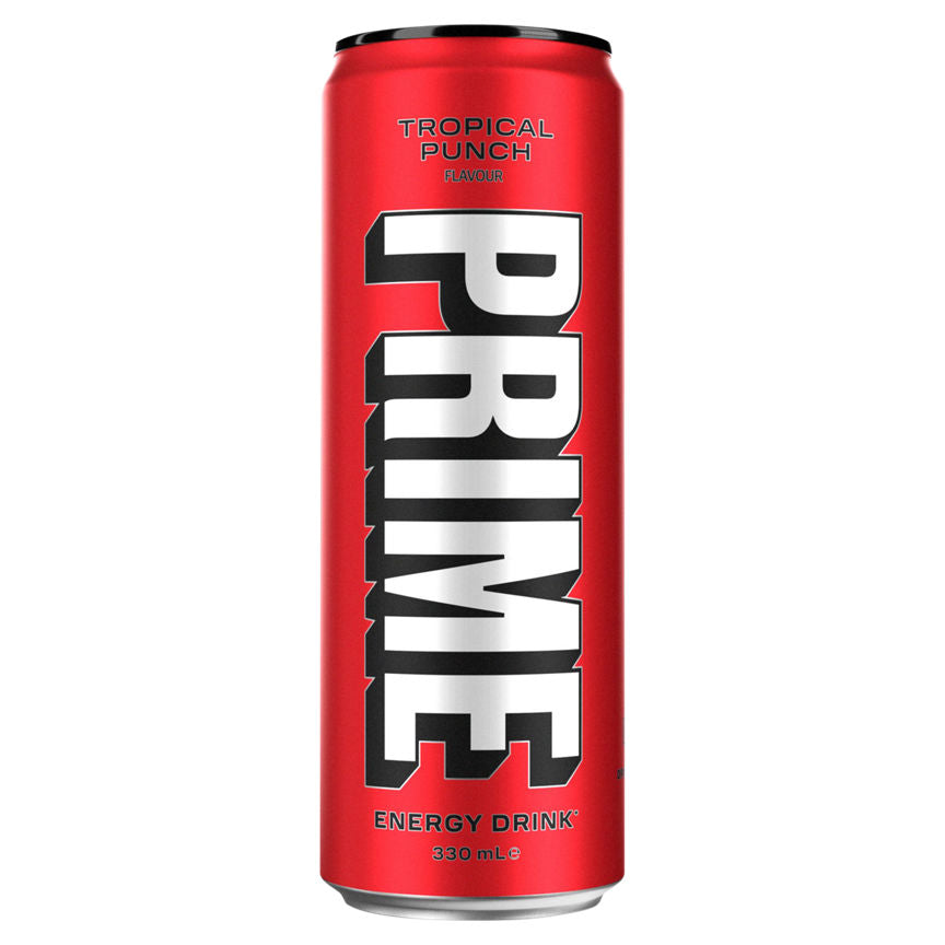 Prime Tropical Punch Flavour Energy Drink 330ml GOODS ASDA   