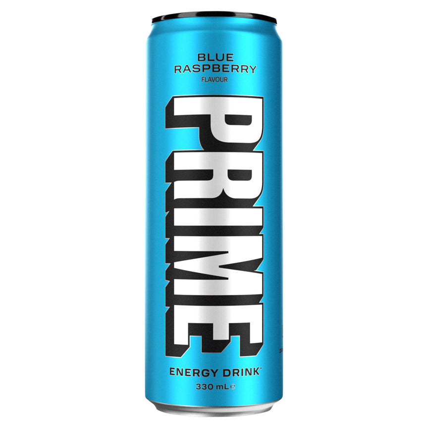 Prime Blue Raspberry Flavour Energy Drink 330ml GOODS ASDA   