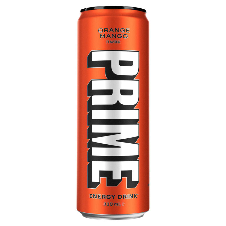 Prime Orange Mango Flavour Energy Drink 330ml GOODS ASDA   