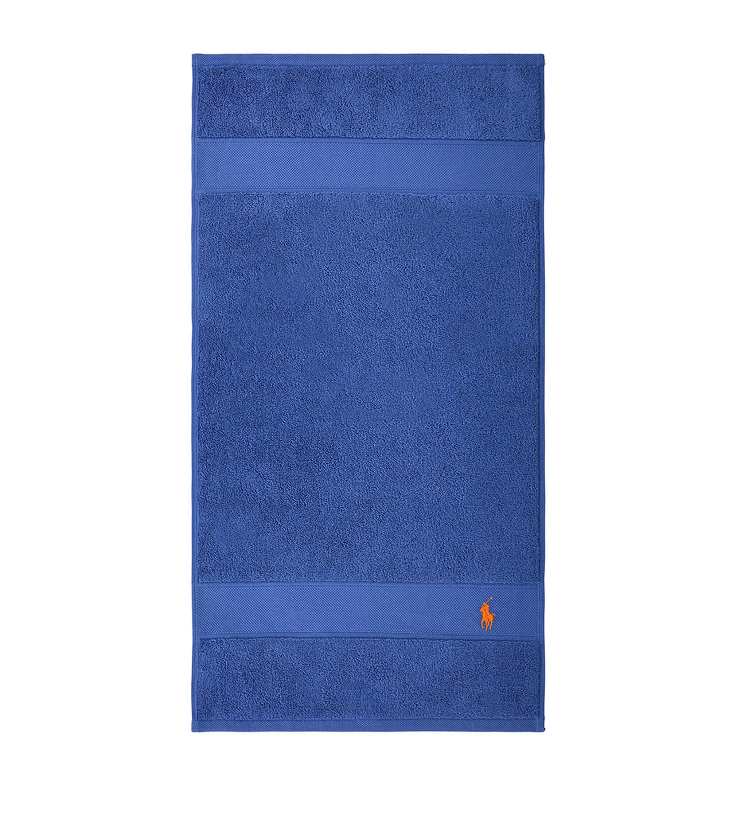 Ralph Lauren Polo Player Guest Towel 40cm x 75cm, imported from the UK
