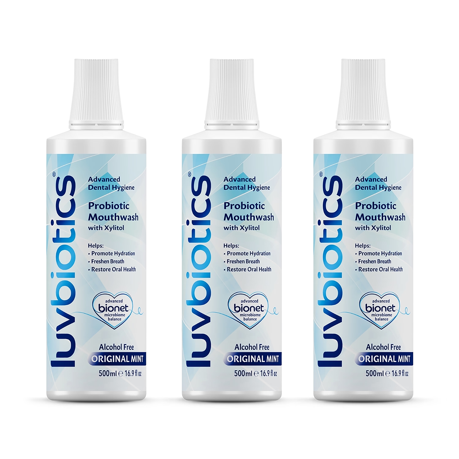 Luvbiotics original probiotic mouthwash 3 pack - British product