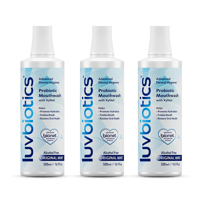 Luvbiotics original probiotic mouthwash 3 pack - British product