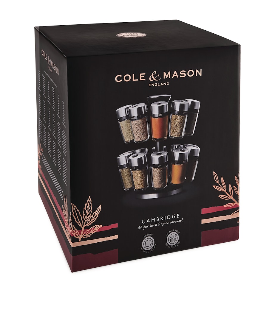 Cole & Mason Cambridge herb and spice carousel rack - British product