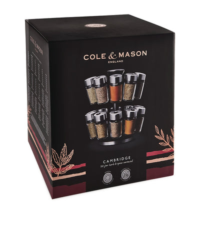 Harrods Cole & Mason Cambridge urte- og krydderkarusellstativ- Kjøp online hos McGrocer