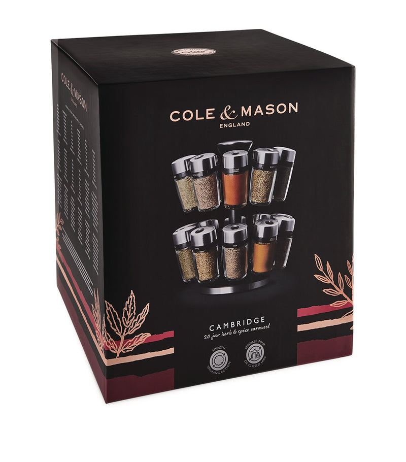 Cole & Mason Cambridge herb and spice carousel rack - British product