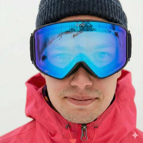GOG unisex ski goggles with anti-fog UV400 - British product