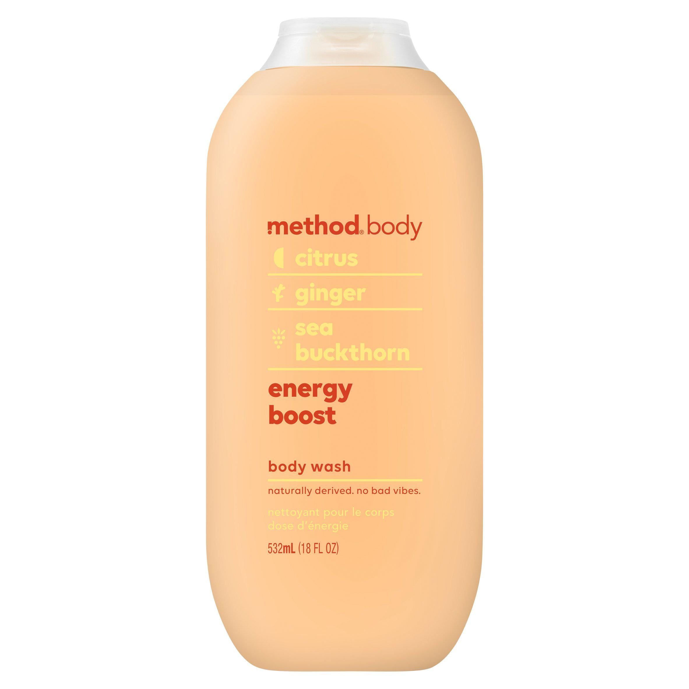 Method Energy Boost Body Wash 532ml Beauty at home Sainsburys   