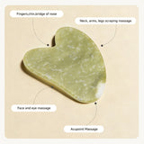 Livingandhome Gua Sha Jade Roller set, imported from the UK