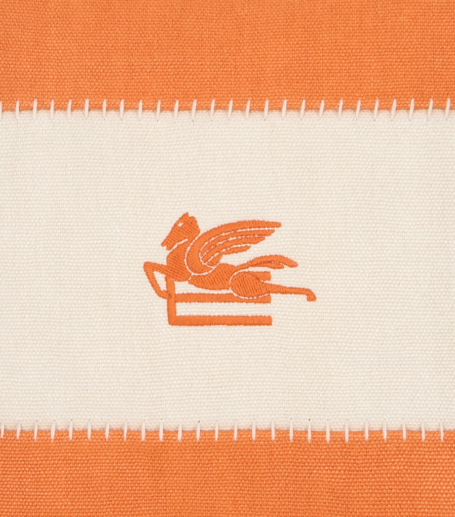 Etro Pegaso embroidered cushion 45cm x 45cm - British product