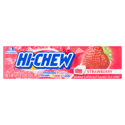 Hi-Chew Erdbeere Fruchtkaubonbons 50g Packung importierte britische Version